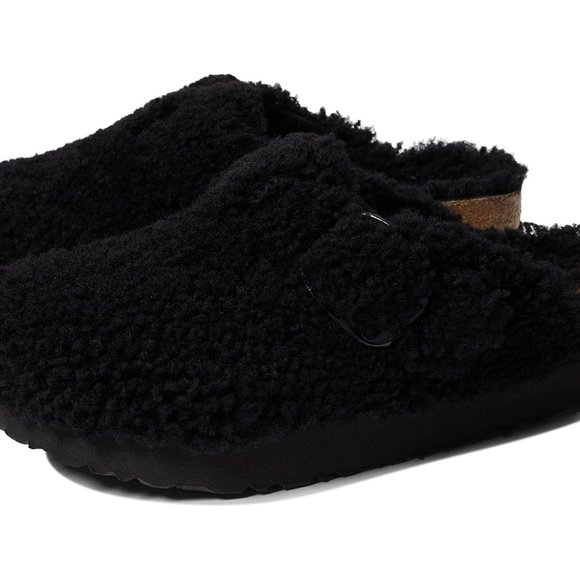 Papillio Shoes - Papillo by Birkenstock $190 Boston Big Buckle Platform Teddy Sz 41N /US 10 NWT!